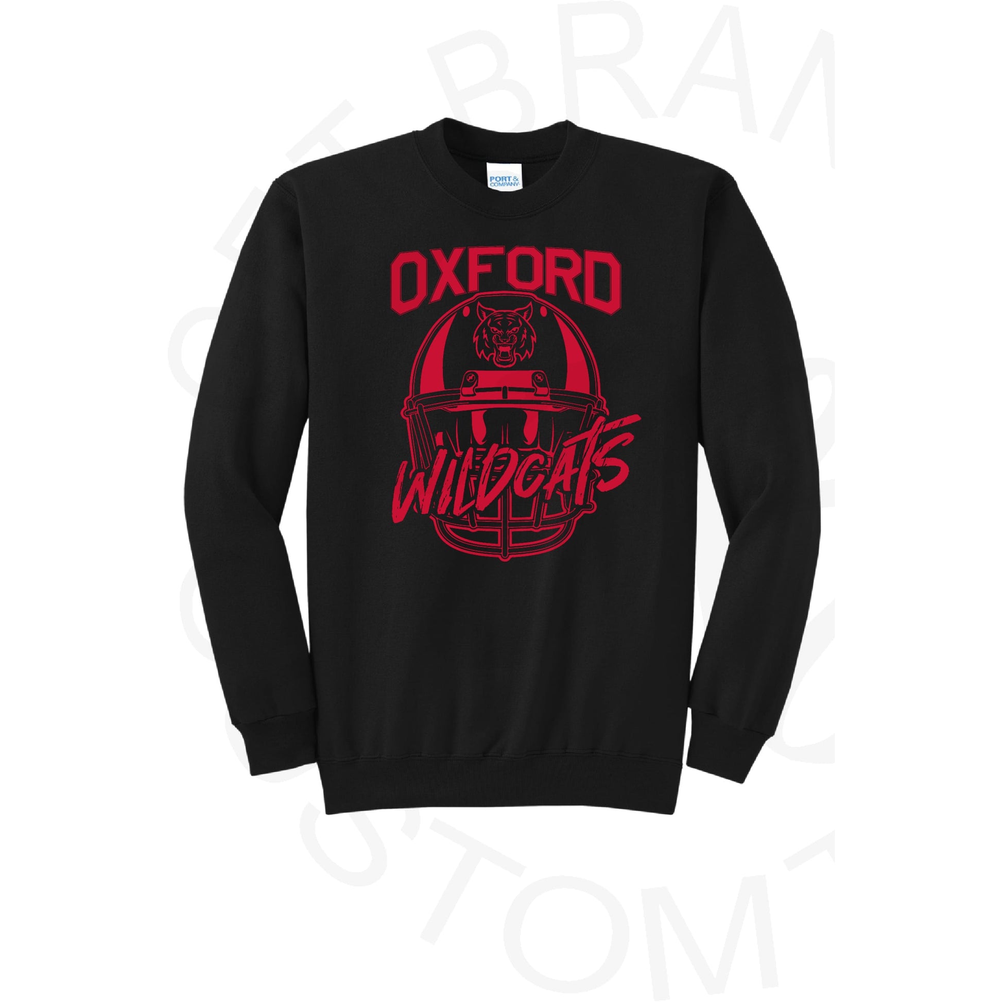 2024 OHS Oxford Football Hoodie or Crew Sweatshirt