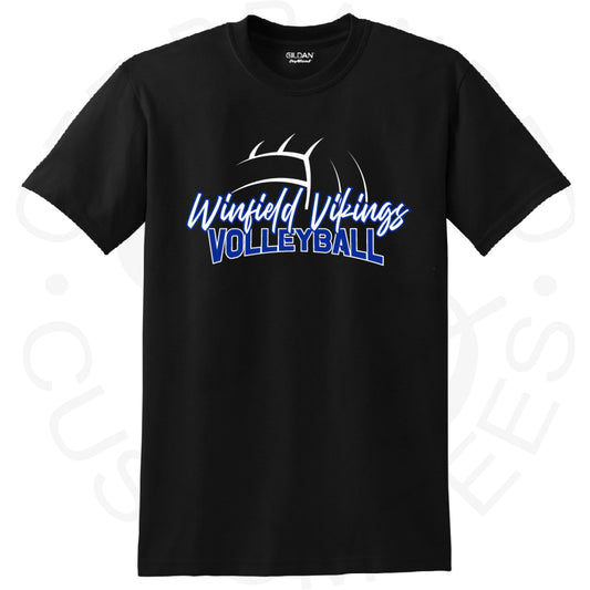 2024 Winfield Vikings Volleyball Bella Canvas Short Sleeved