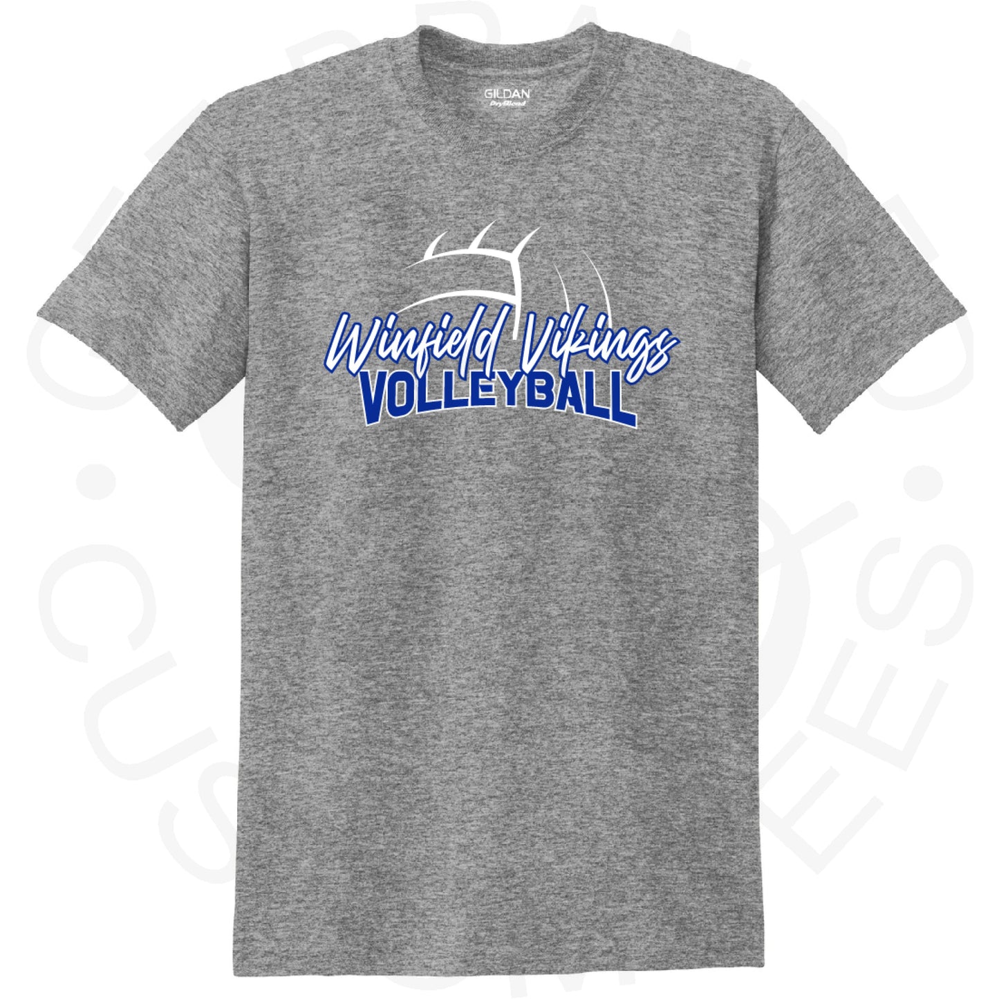 2024 Winfield Vikings Volleyball Bella Canvas Short Sleeved