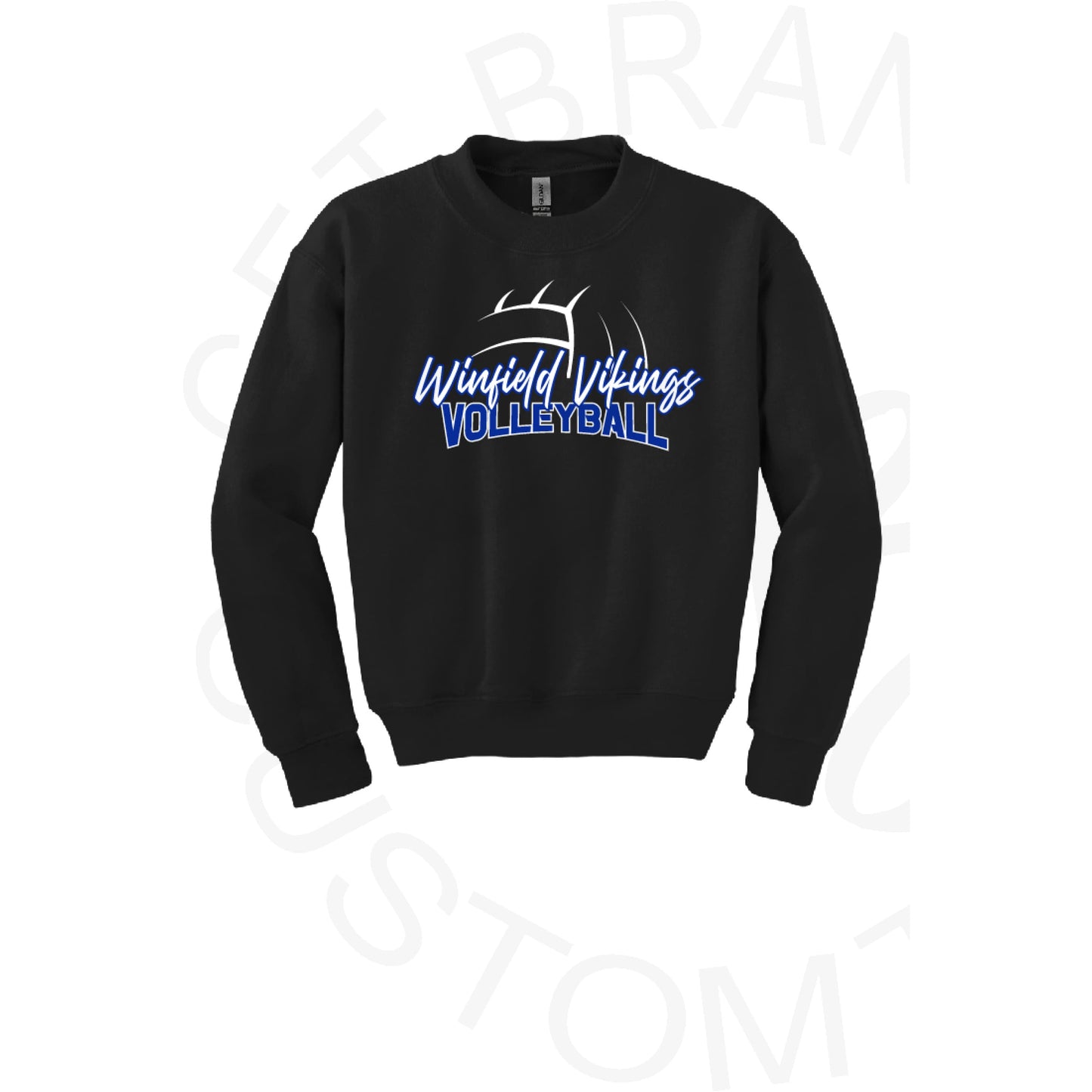 2024 Winfield Vikings Volleyball Crew Sweatshirt - SM