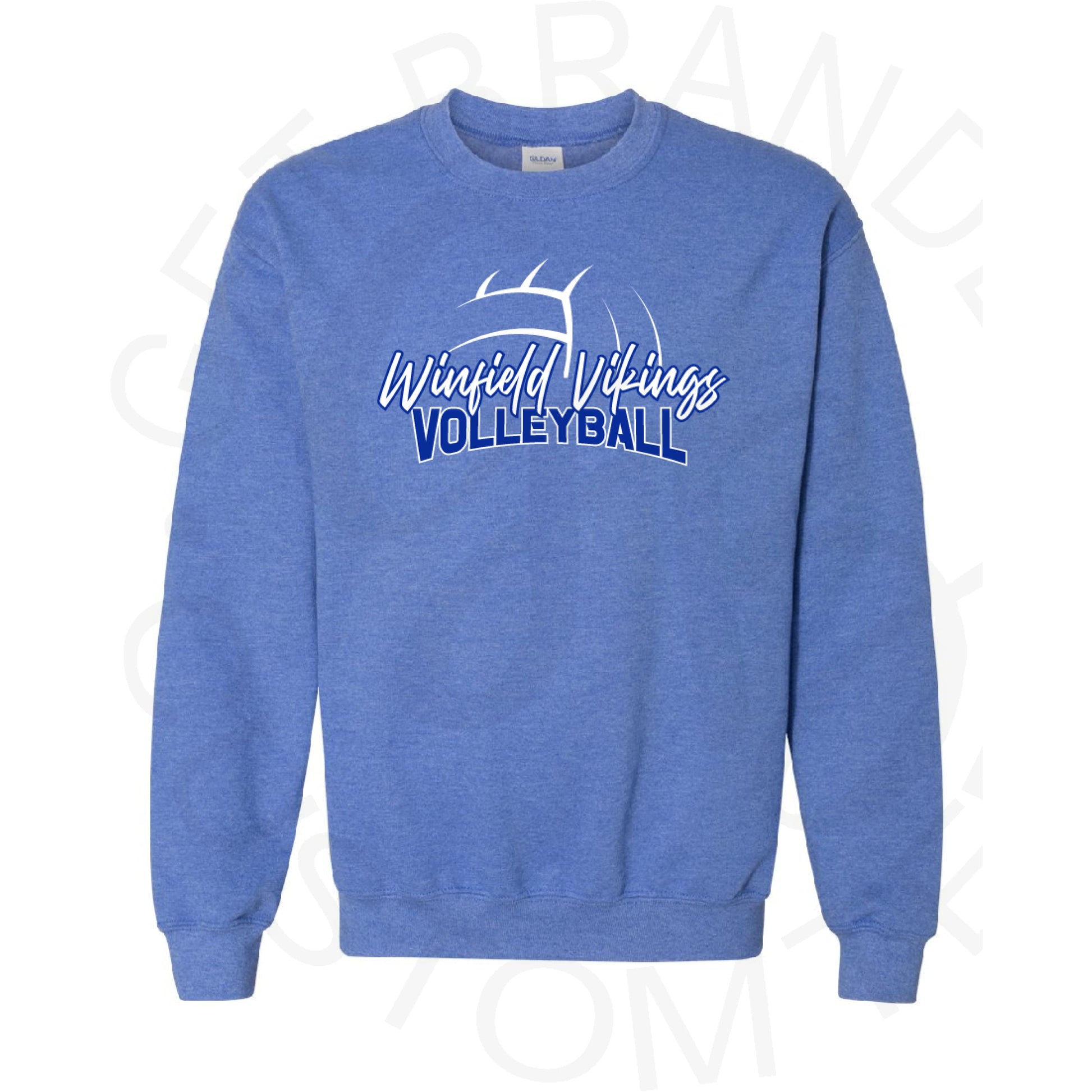 2024 Winfield Vikings Volleyball Crew Sweatshirt - SM