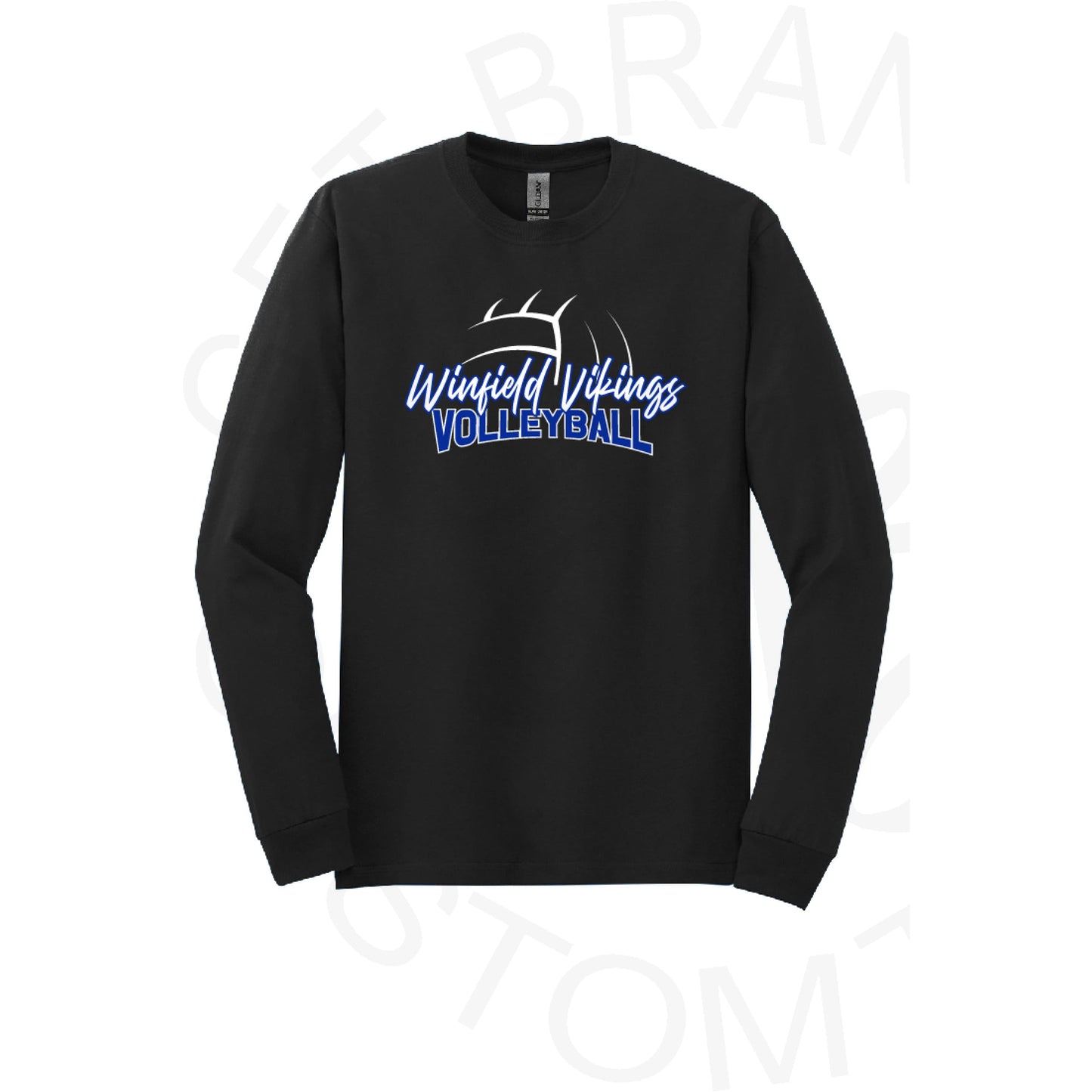 2024 Winfield Vikings Volleyball Gildan Long Sleeve - SM