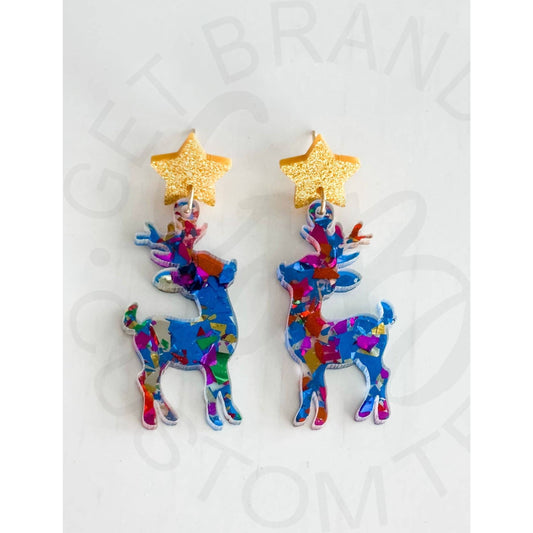 ’All That Glitters’ Deer Dangles - Apparel & Accessories