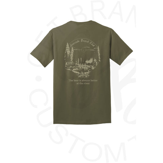 Avacado Beach Club Gildan or Port & Co Brand Tee - SM