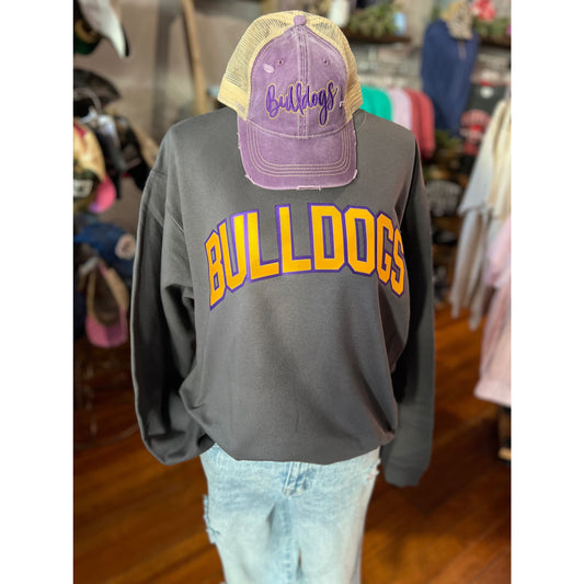 Bulldogs Applique Crewneck