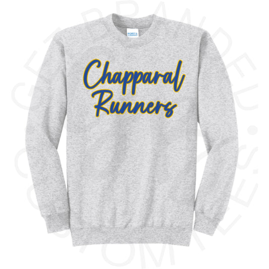 Chapparal Runners Puff + Glitter Crew Sweatshirt