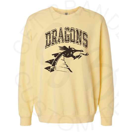 Dragons Butter Comfort Colors Crew or Tee