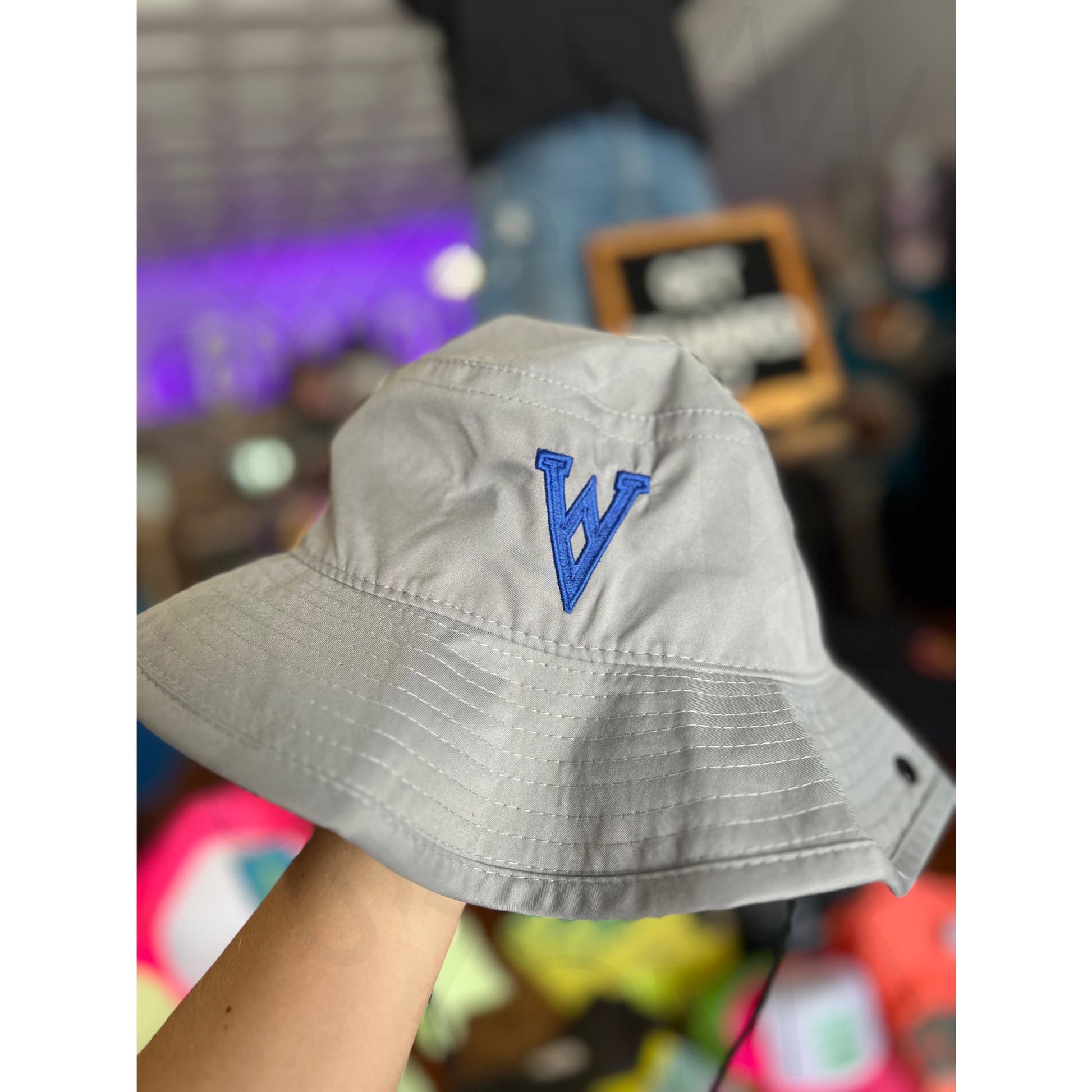 Grey Vikings Bucket Hat