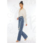 Kan Can Ultra High Rise 90’s Wide Leg Flare Denim