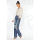 Kan Can Ultra High Rise 90’s Wide Leg Flare Denim