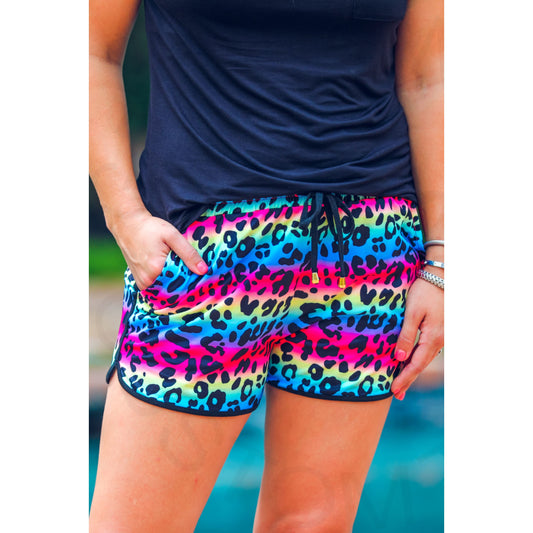 Lisa Leopard Shorts - Shorts