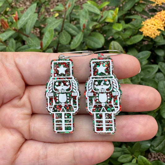 Nutcracker Earrings Holiday Earrings - Apparel & Accessories