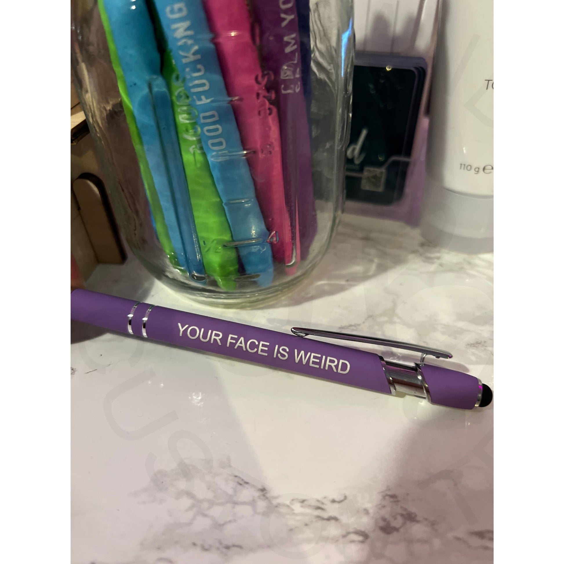 Sarcastic Pens - Your Face Is Weird