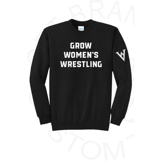 WHS Grow Women’s Wrestling Crew Sweatshirt