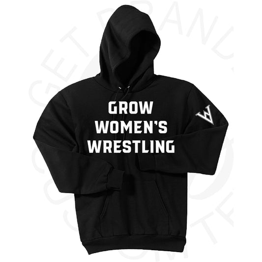 WHS Grow Women’s Wrestling Hoodie