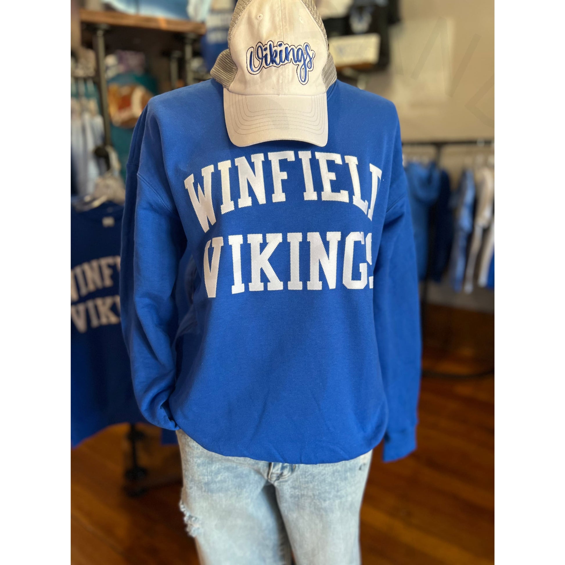 Winfield Vikings Applique Crew