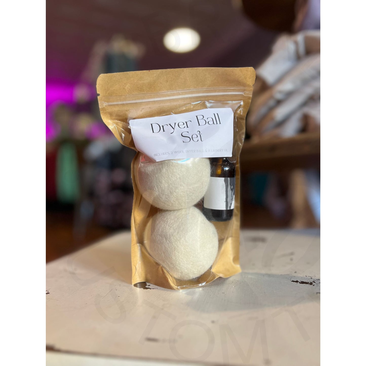 Wool Dryer Ball Set with Essential Oils