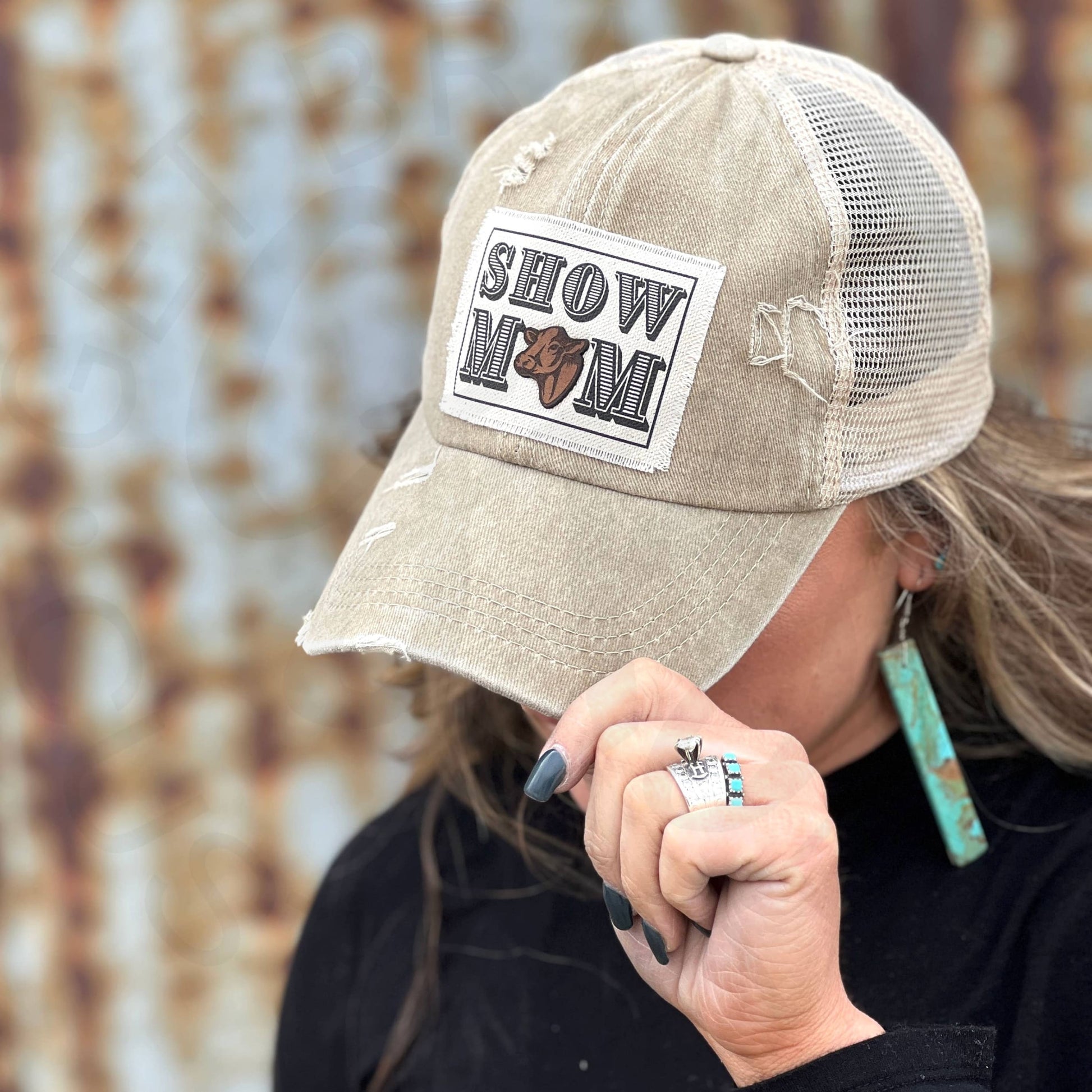 Show Mom Khaki Baseball Cap