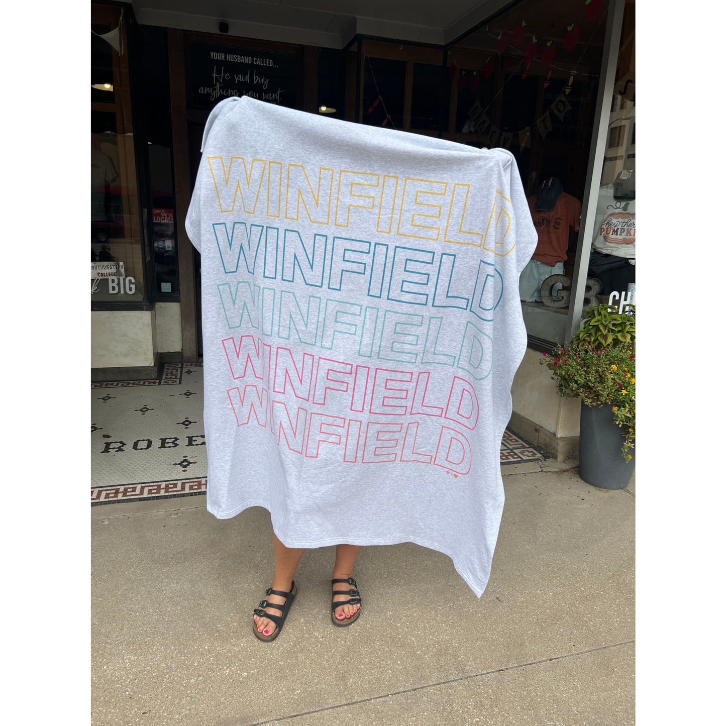 Winfield Sweatshirt Blanket